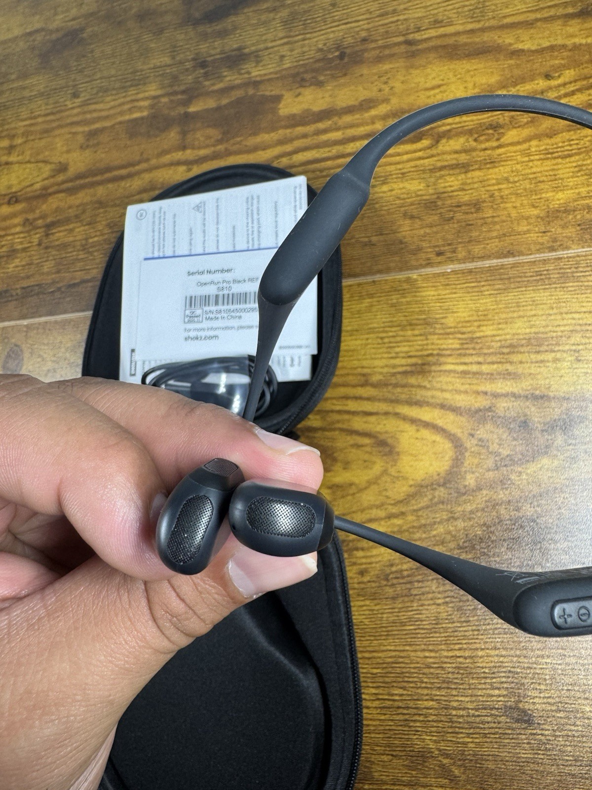 Shokz OpenRun Pro S810 Premium Bone Conduction Open Ear Bluetooth Headphones