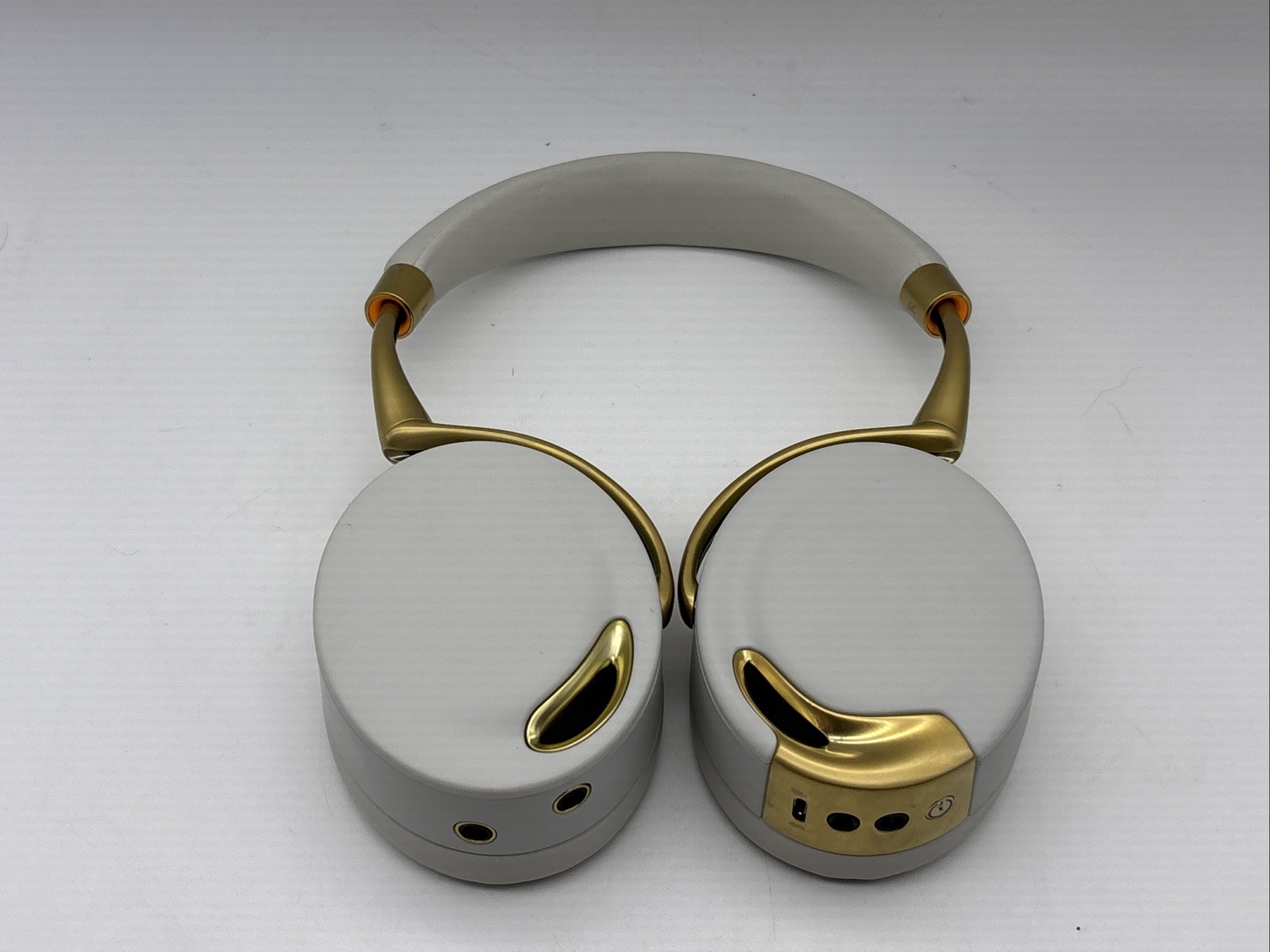 Parrot Zik Wireless Noise Cancelation Bluetooth Headphones – WHITE – YELLOW GOLD