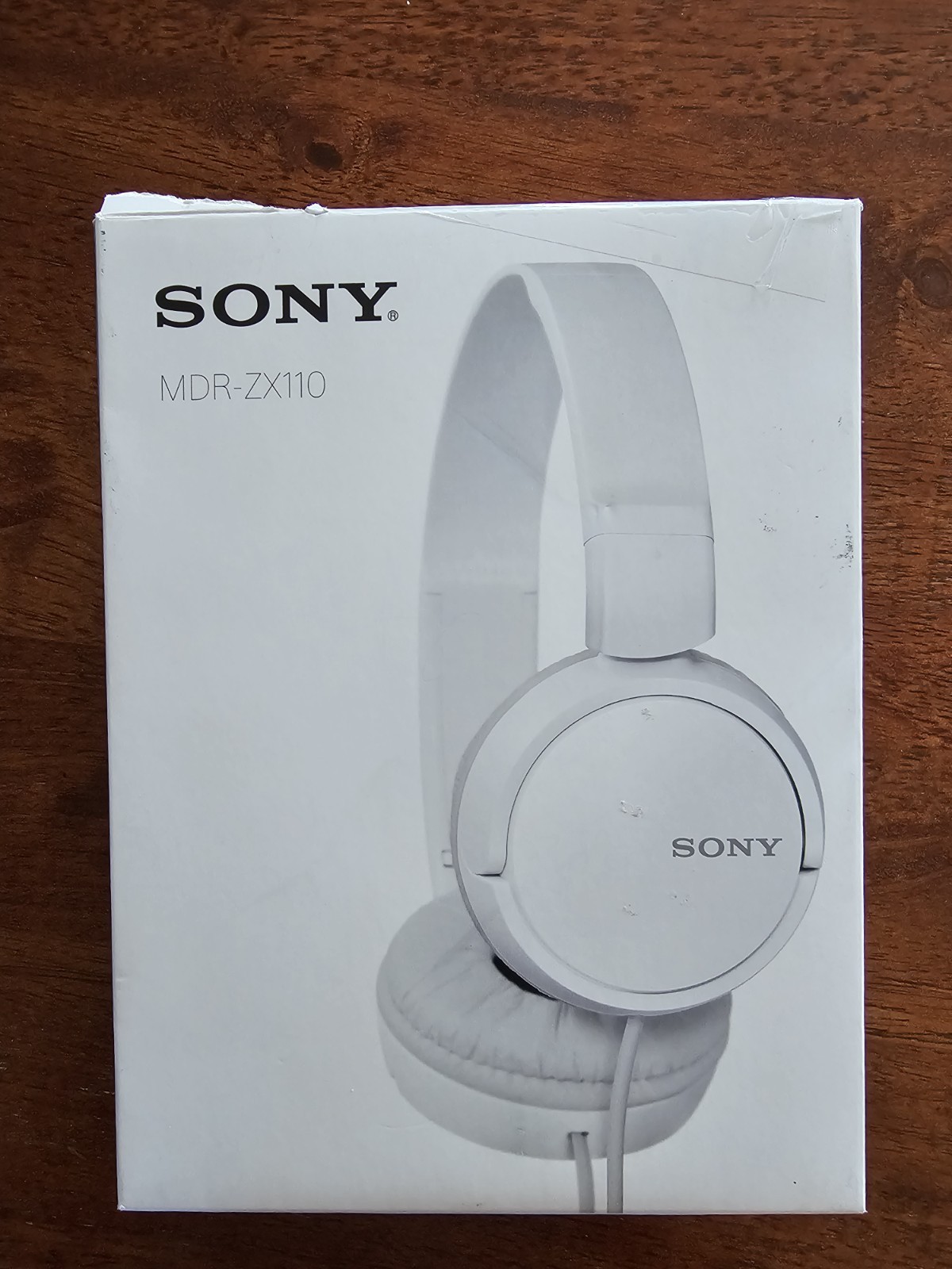 Sony MDR-ZX110 Ear-Pad (On the Ear) Headband Headphones – White