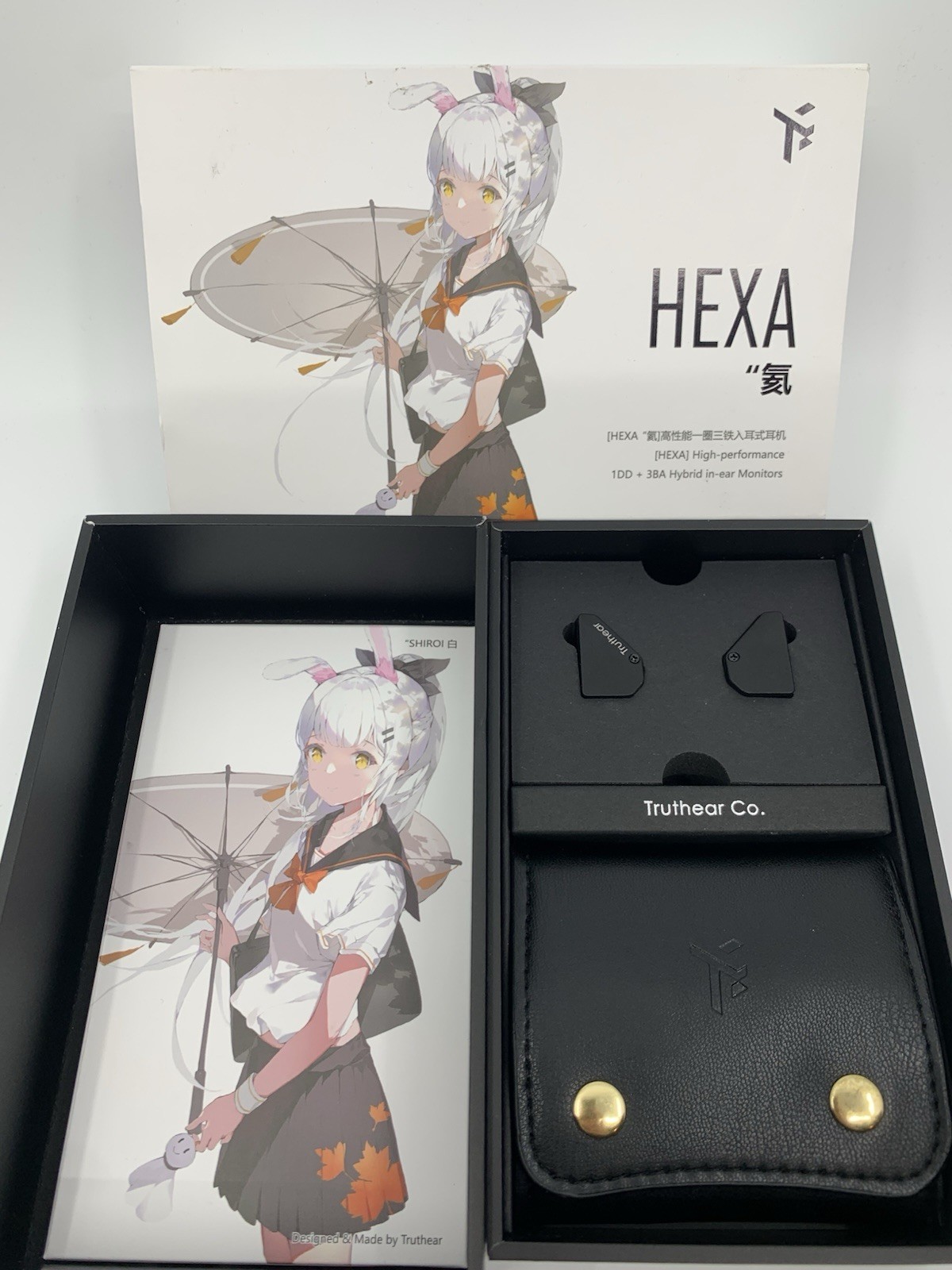 Fanmusic Truthear Hexa 1DD+3BA Hybird Earphones with 0.78 2Pin Cable Earbuds