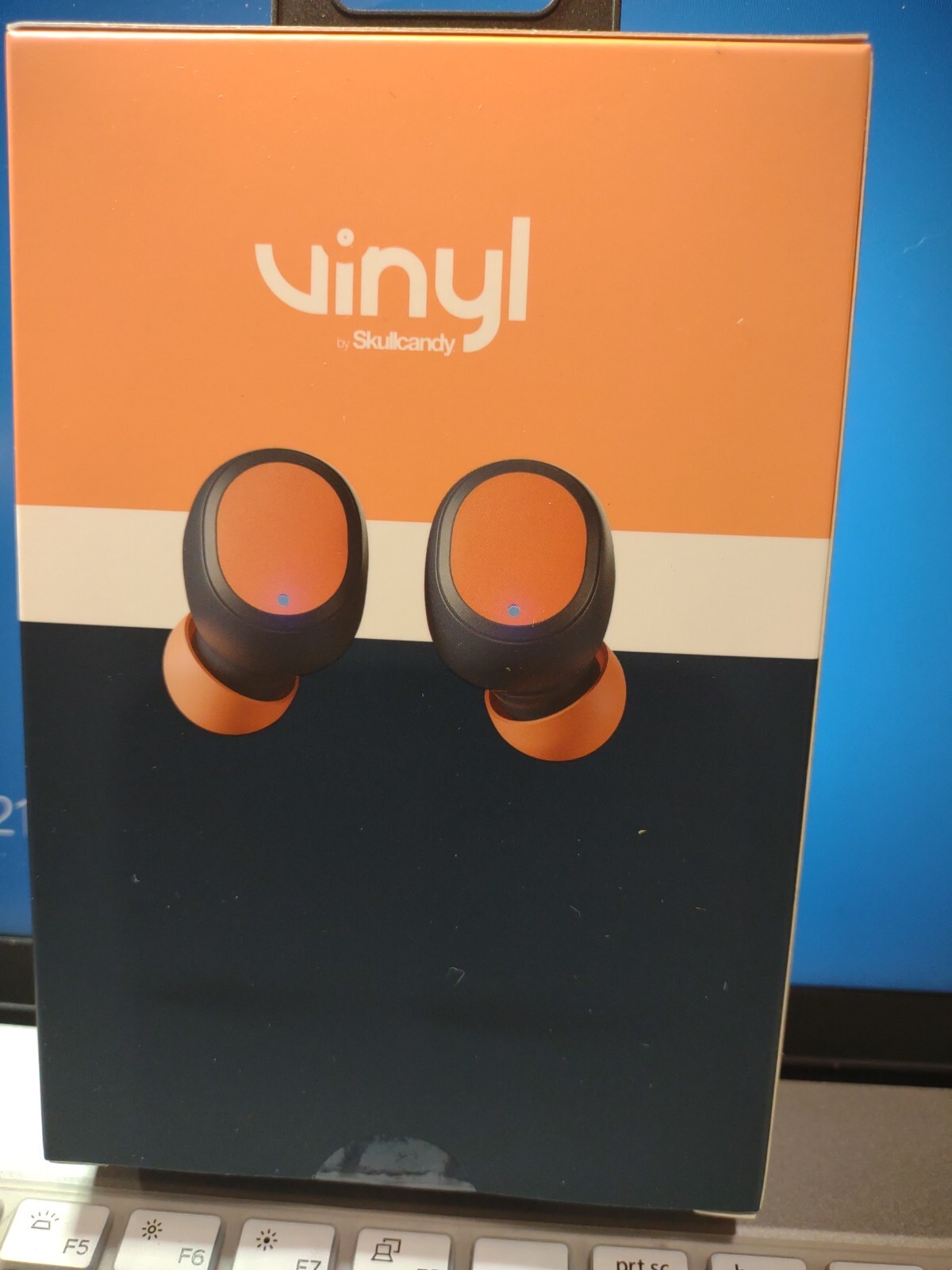 Brand New Vinyl by Skullcandy True Wireless Bluetooth Earbuds – Sunset + freebie