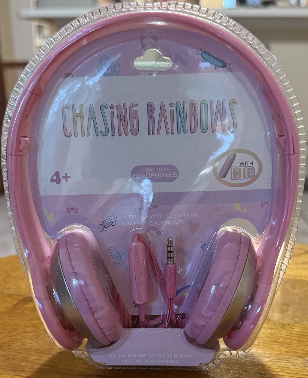 CHASING RAINBOWS STUDIO GRADE headphones w/Mic FAST SHIPPING