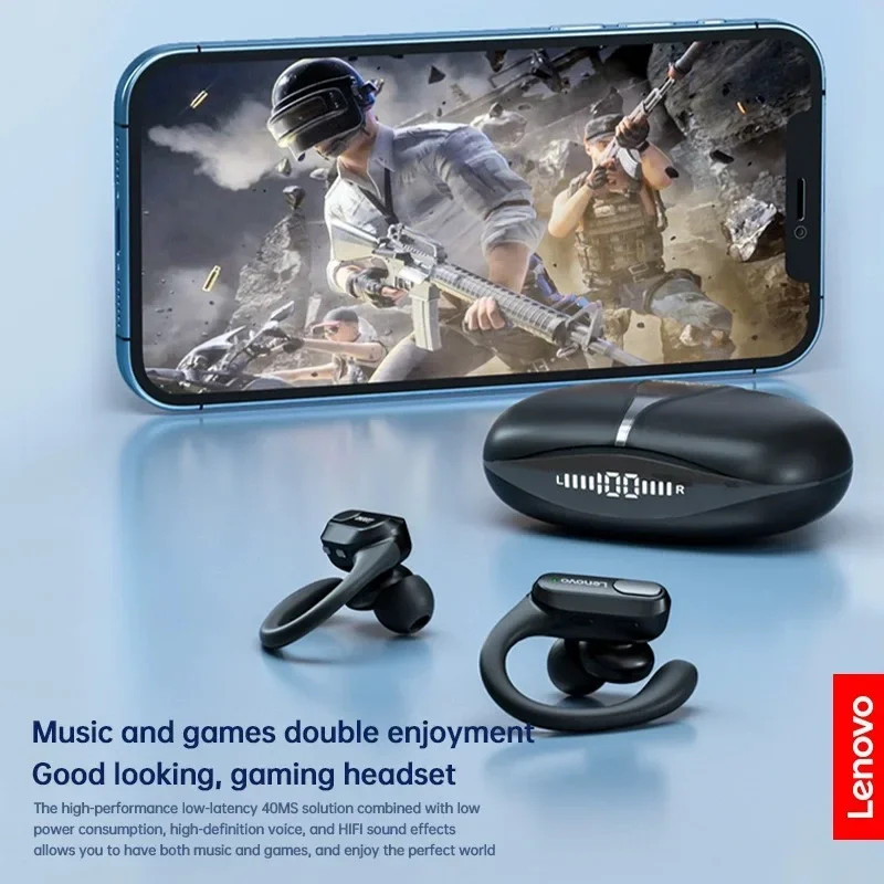 Lenovo XT80 Bluetooth 5.3 Earphones True Wireless Headphones with Mic Button Con
