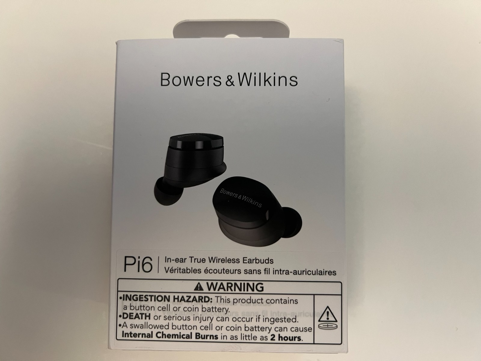 Bowers & Wilkins Pi6 Wireless Noise Cancelling Earbuds | Storm Grey – New