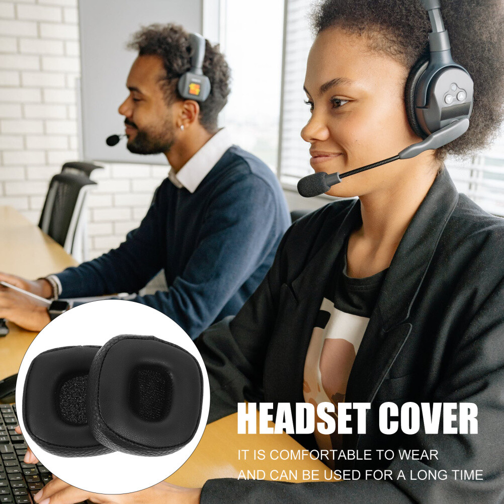 Round Headphone Pads Headphones Ear Covers Headphones Ear Cushion Kit