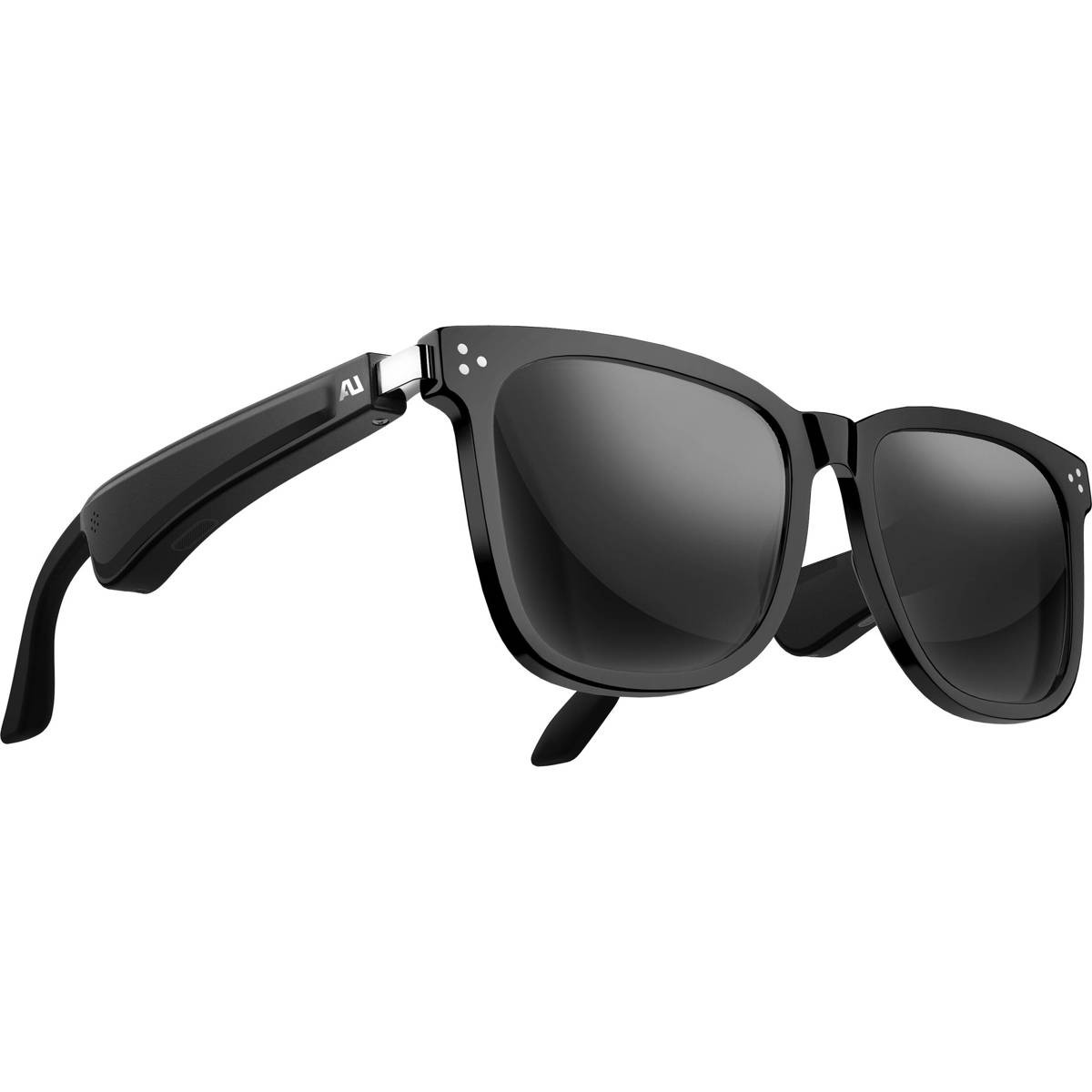 Ausounds AU-Lens Unisex True Wireless Audio Sunglasses, Black