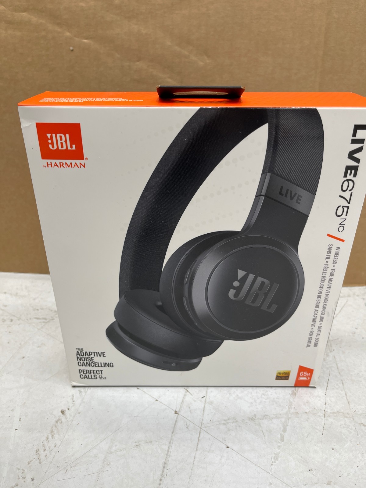 JBL Live 675NC Wireless On-Ear Headphones Adaptive Noise Cancelling by Harman