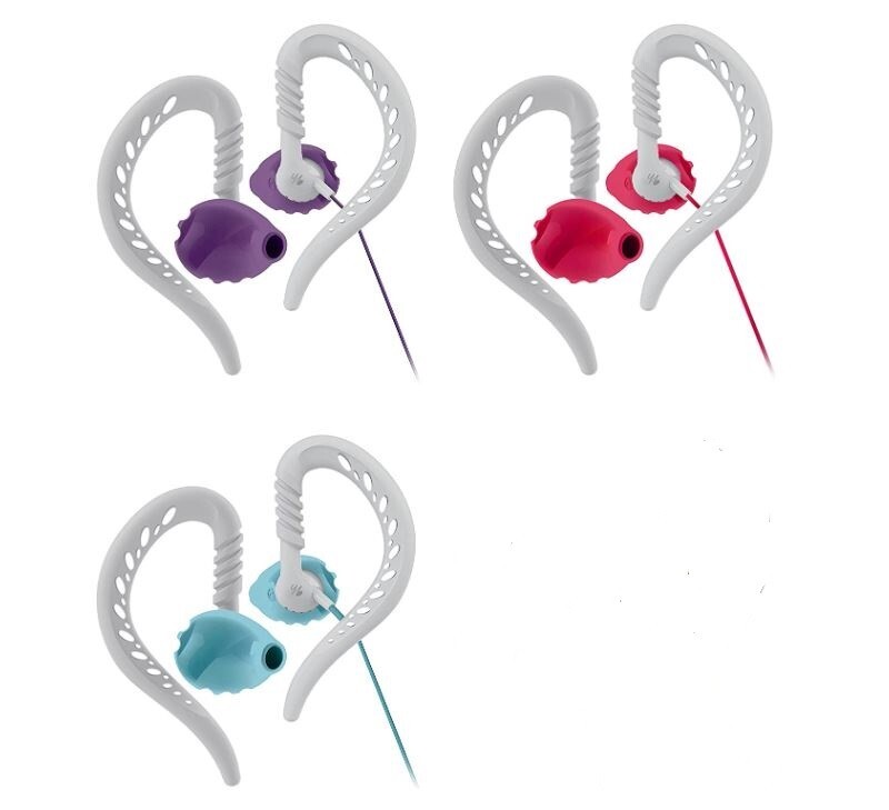 Yurbuds FOCUS 400 Wired Sports in ear headphones- Pink