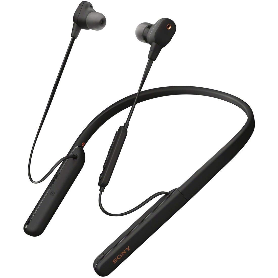 Sony WI-1000XM2 B Wireless Noise Cancelling Earbuds, High Resolution Compatible,
