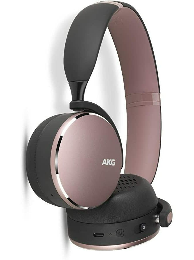 AKG Y500 WIRELESS On-Ear Bluetooth Headphones – Pink