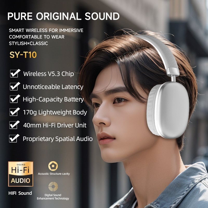 Super Bass Wireless Bluetooth Headphones Stereo Earphones Headsets Mic