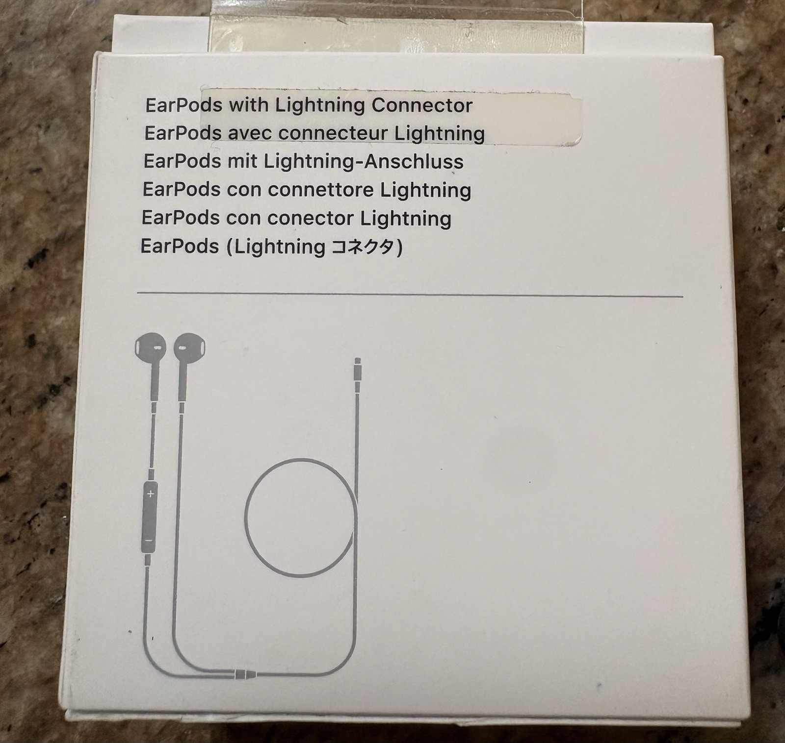 BRAND NEW Apple EarPods A1748 Lightning Connector In-Ear Wired Headphones w/box