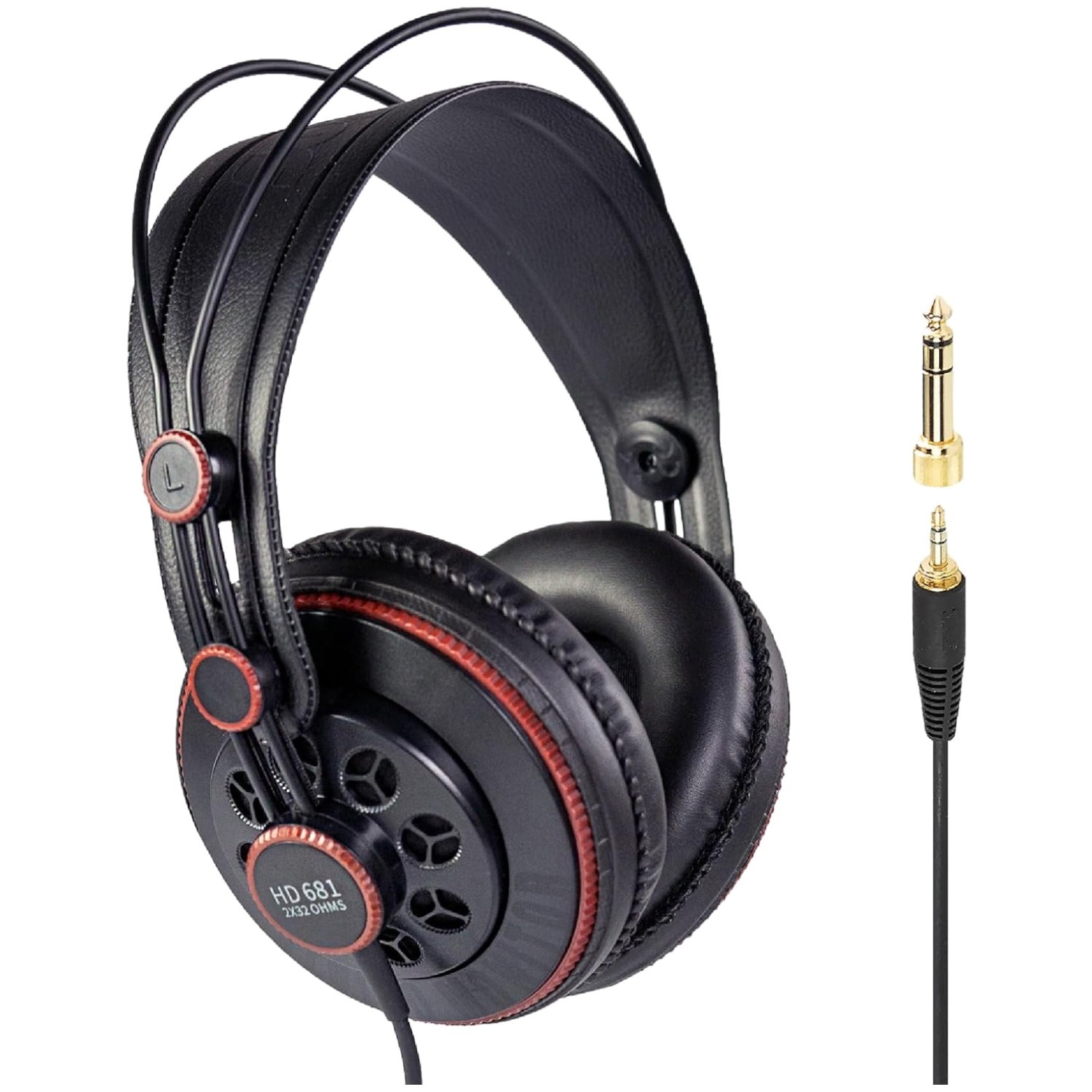 HD681 Semi-Open Studio Headphones, Wired Over-Ear