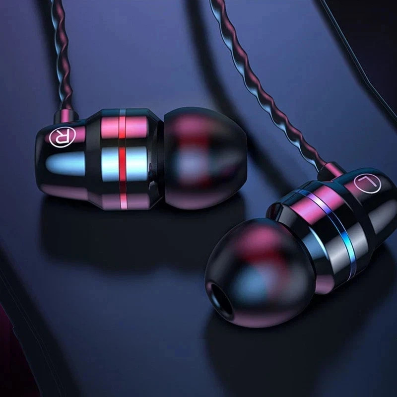 HIFI Bass Stereo Wired Earbuds Headset In-Ear Earphone Headphone MIC 3.5mm