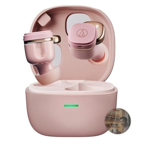 Audio-Technica ATH-SQ1TW2NC PK Wireless ANC Earbuds Bluetooth IPX5 Pink New