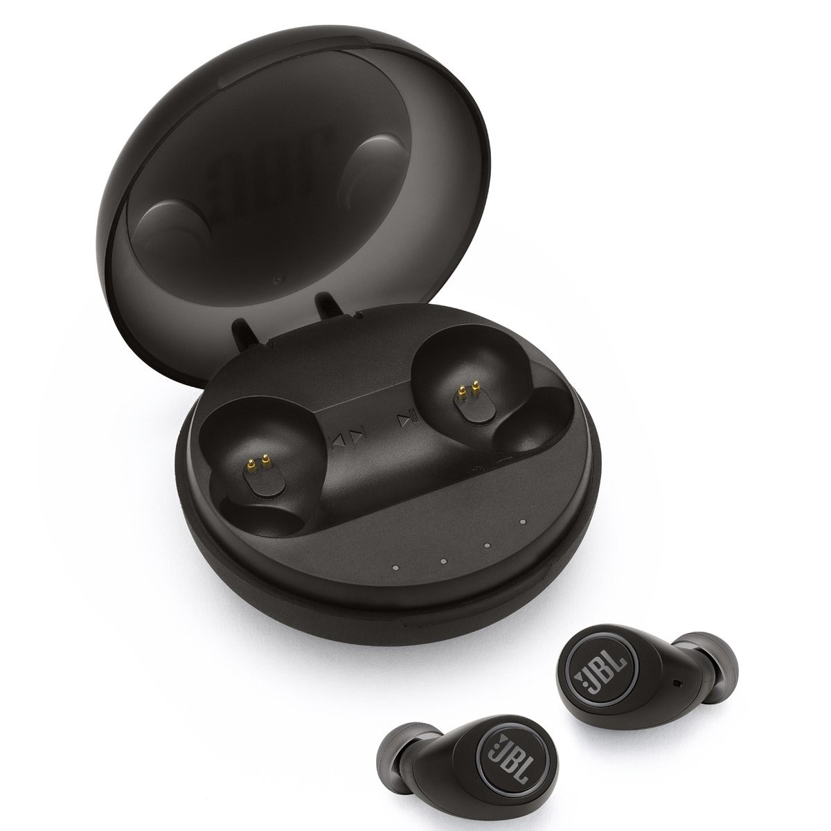 JBL Free X Truly Wireless Earbuds/Deep Bass/Sweatproof/Charging Case-BLACK- NEW
