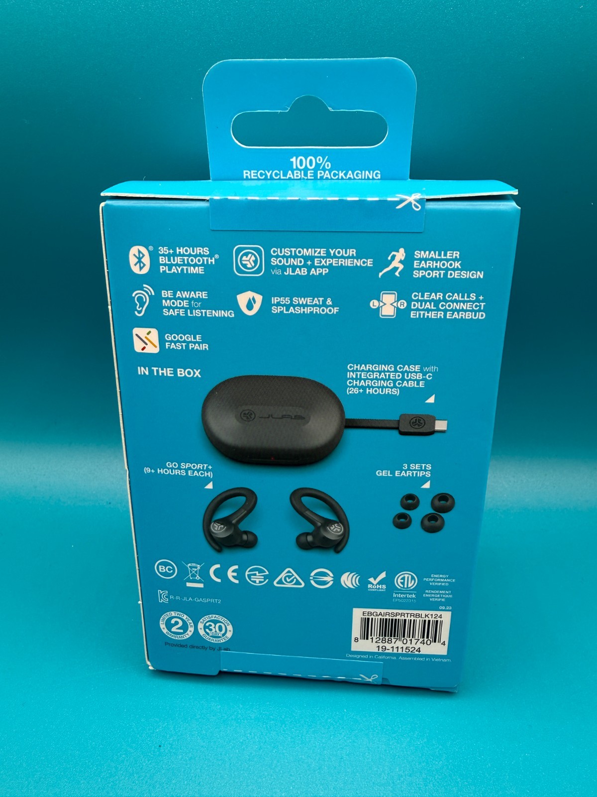 JLab Go Air Sport True Wireless Bluetooth