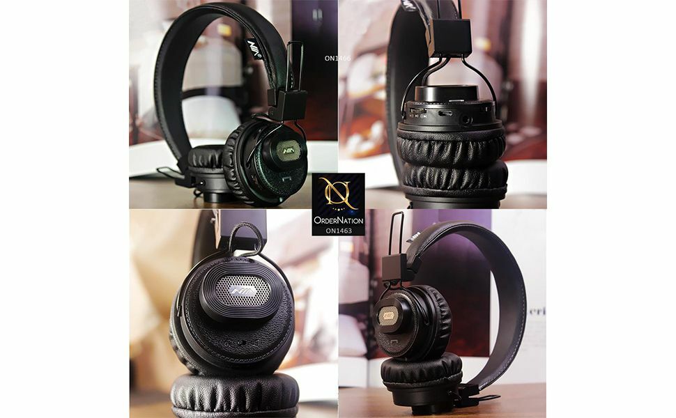 NIA 3 in1 Bluetooth Headphone X5SP with External Speaker +TF Card+FM+Phone call