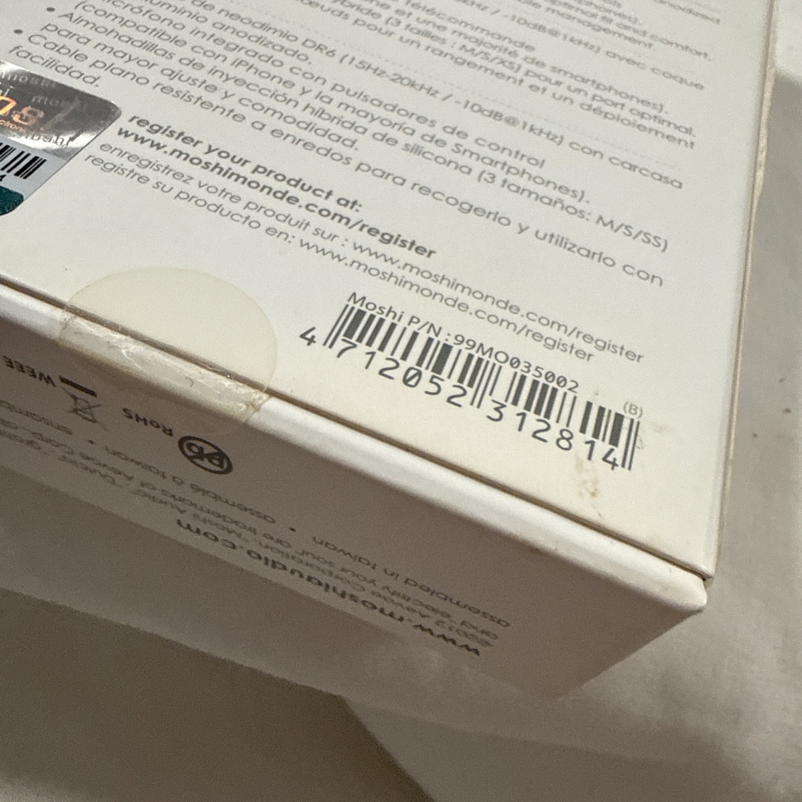 Moshi Audio DR6 Dulcia Earbuds Full Range Brand New In Box