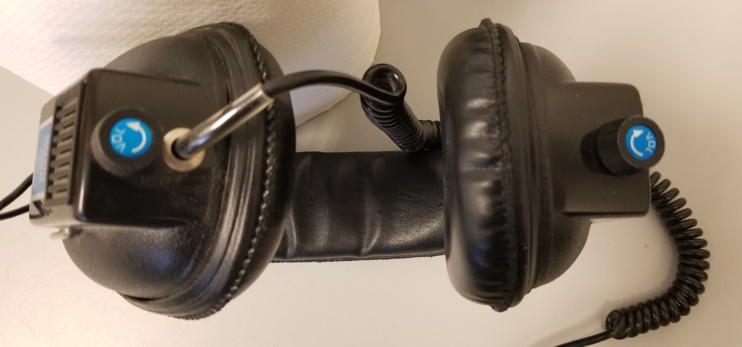 GE General Electric 5-1300 Stereophone Vintage Headphones