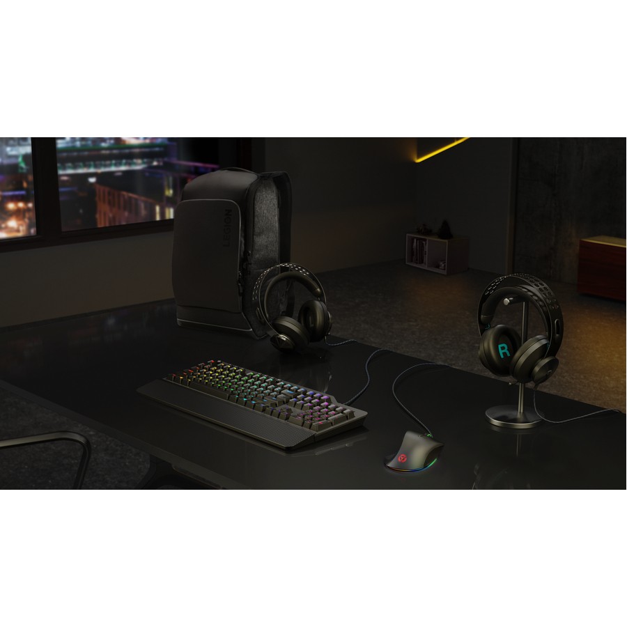 Lenovo Legion H300 Stereo Gaming Headset Black – Stereo – Mini-phone (3.5mm) – R