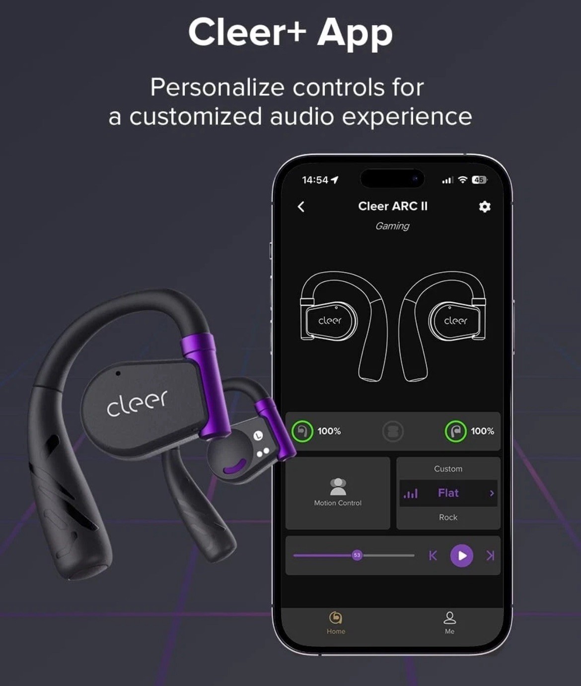 NEW Cleer ARC II Gaming Earbuds – True Wireless Open Ear Headphones, Low Latency