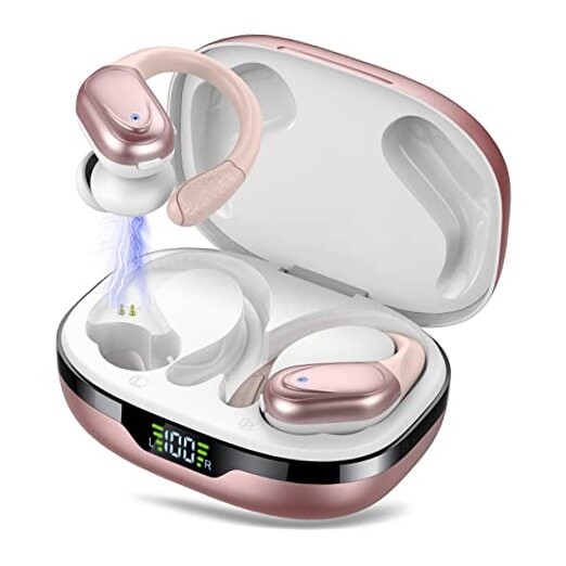 Ear buds Wireless Earbuds Bluetooth 5.3 Headphones 60hrs Playtime with Rose