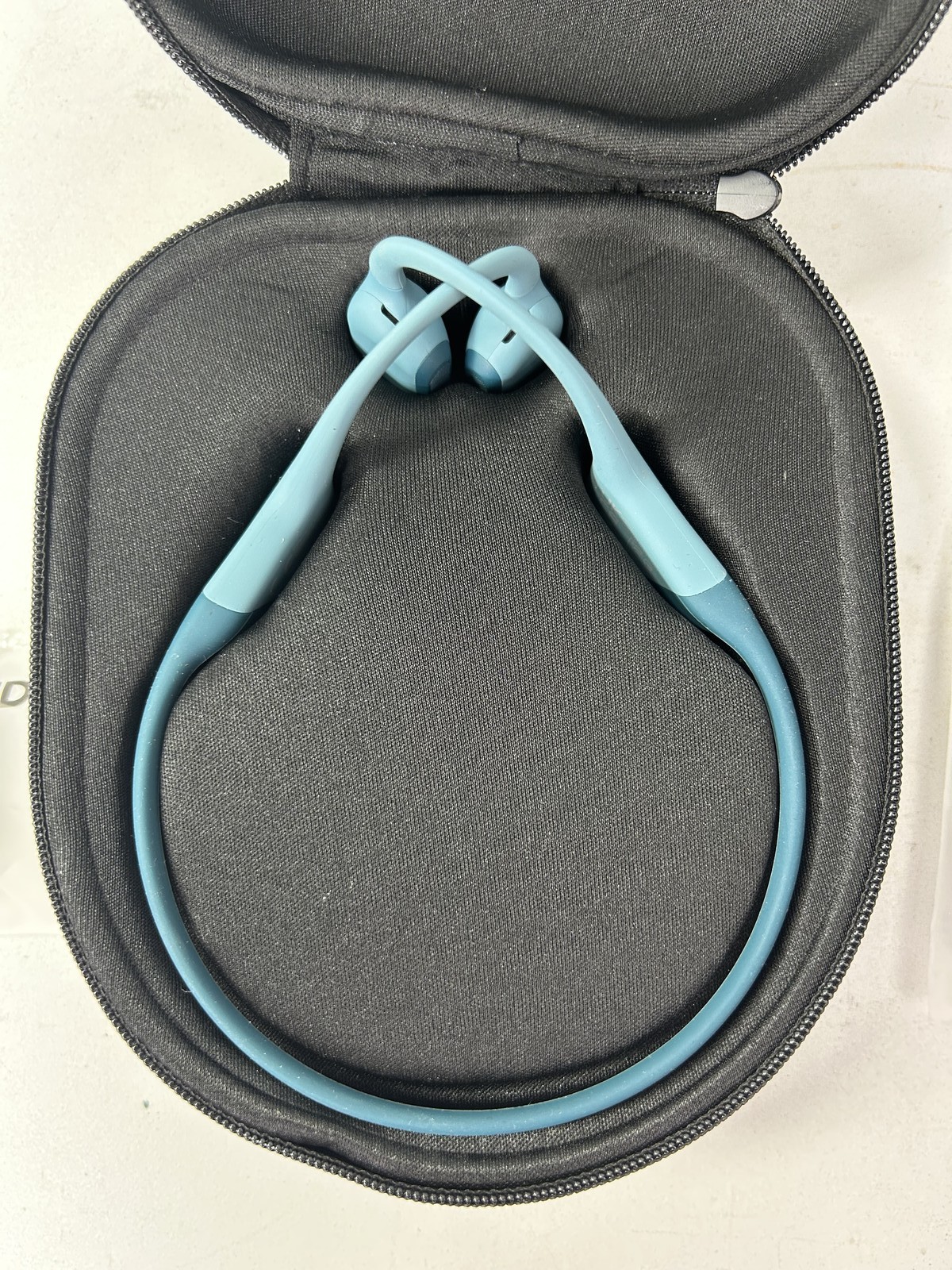 Shokz OpenRun Pro Bone Conduction Headphones Blue Neckband Wireless