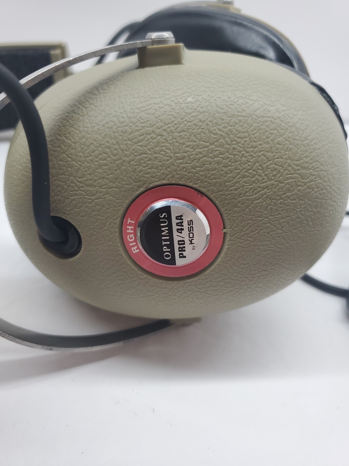 Koss Optimus PRO4AA Headband Headphones – Beige Untested For Parts/Display