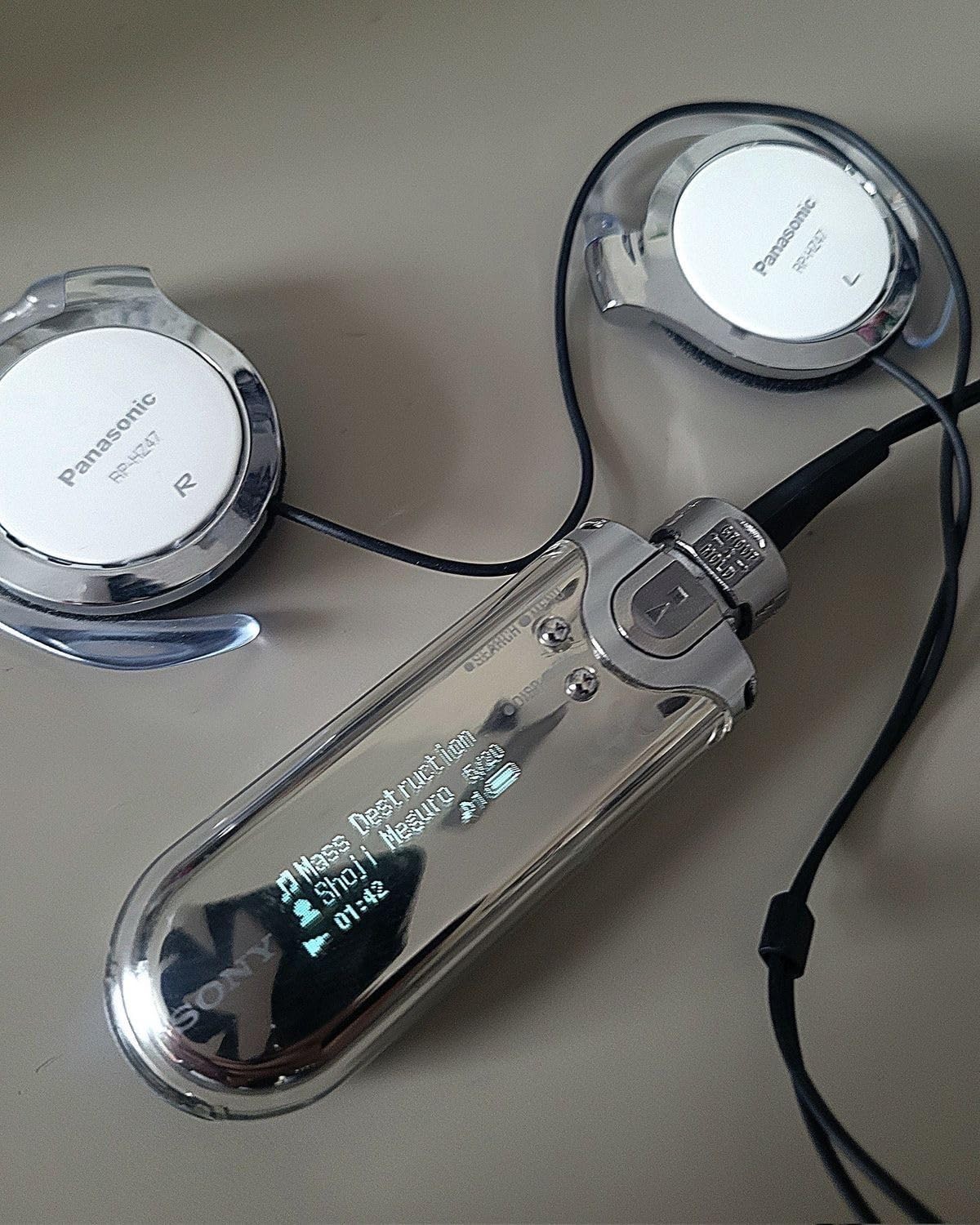 Panasonic Clip Headphone Red RP-HZ47-R [ Silver,Blue,White,Black]