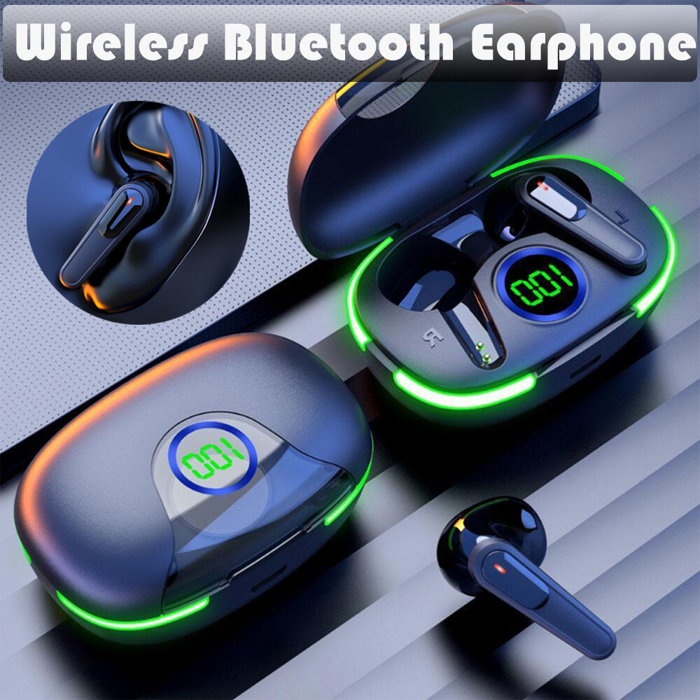 Wireless Headphones Bluetooth Noise Cancelling Stereo Earphones Over Ear Headset