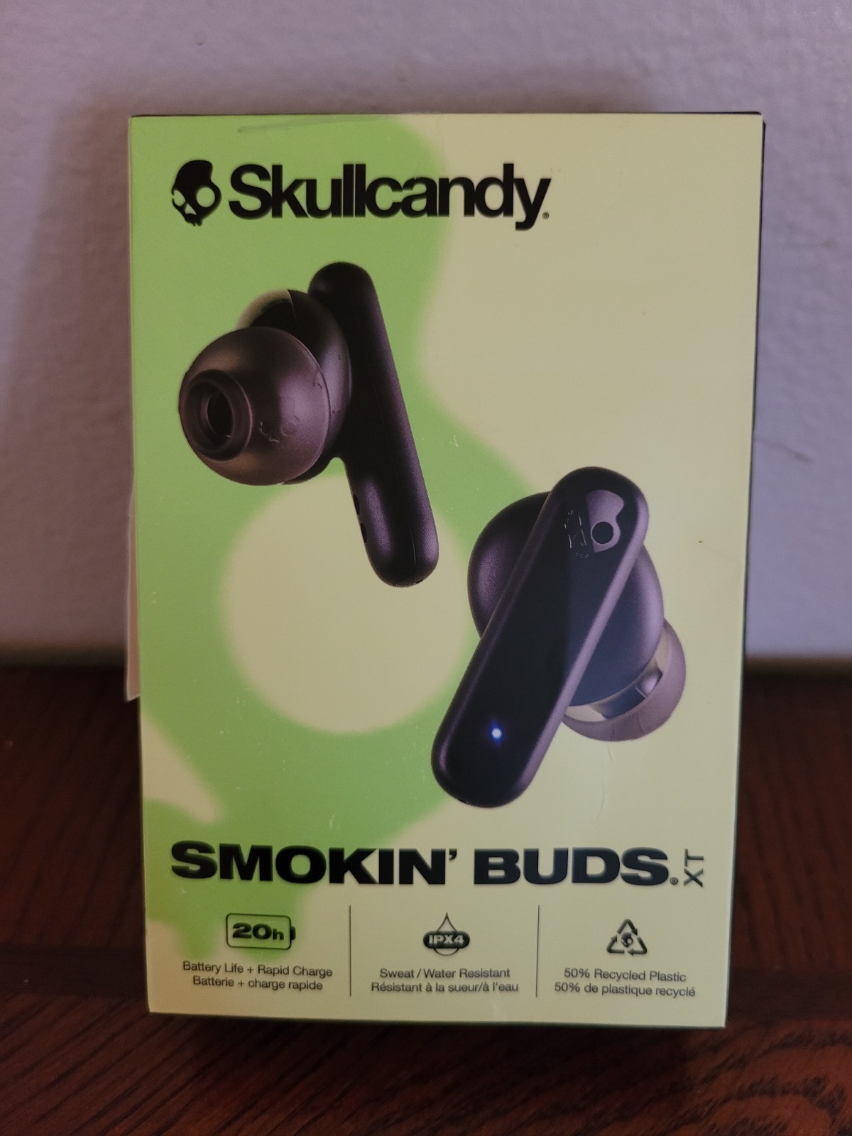 Skullcandy S2TAW-R740 Smokin’ Buds True Wireless Bluetooth Earbuds True Black