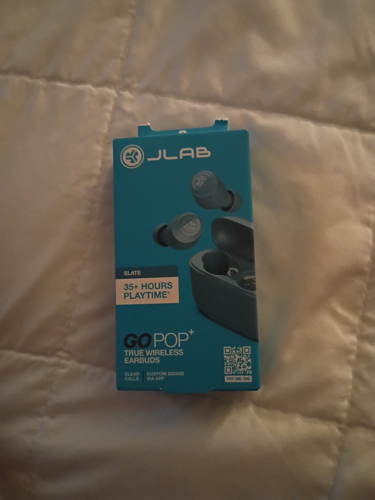 JLab EBGAIRPOPRSLT124 GO Air POP True Wireless In-Ear Headphones – Slate