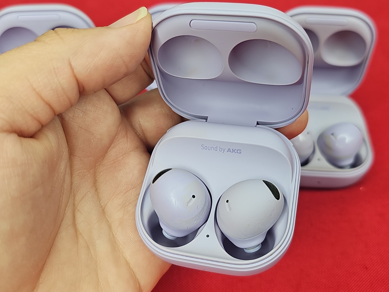 Samsung Galaxy Buds2 Pro SM-R510 True Wireless Earbud Headphones Lot Of 5 TESTED