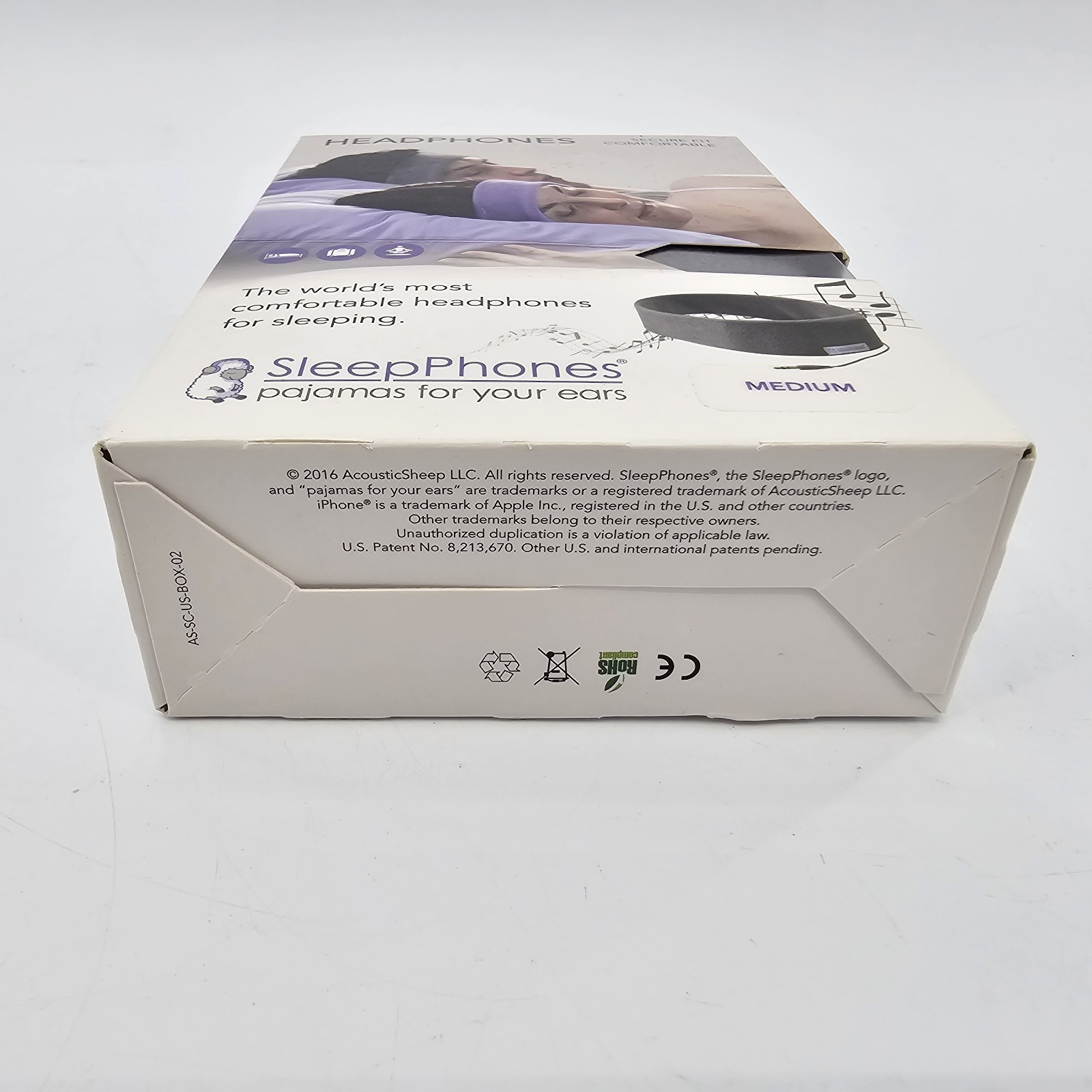 SleepPhones Wireless Sleep Headphones Medium, Soft Gray – Fleece Fabric