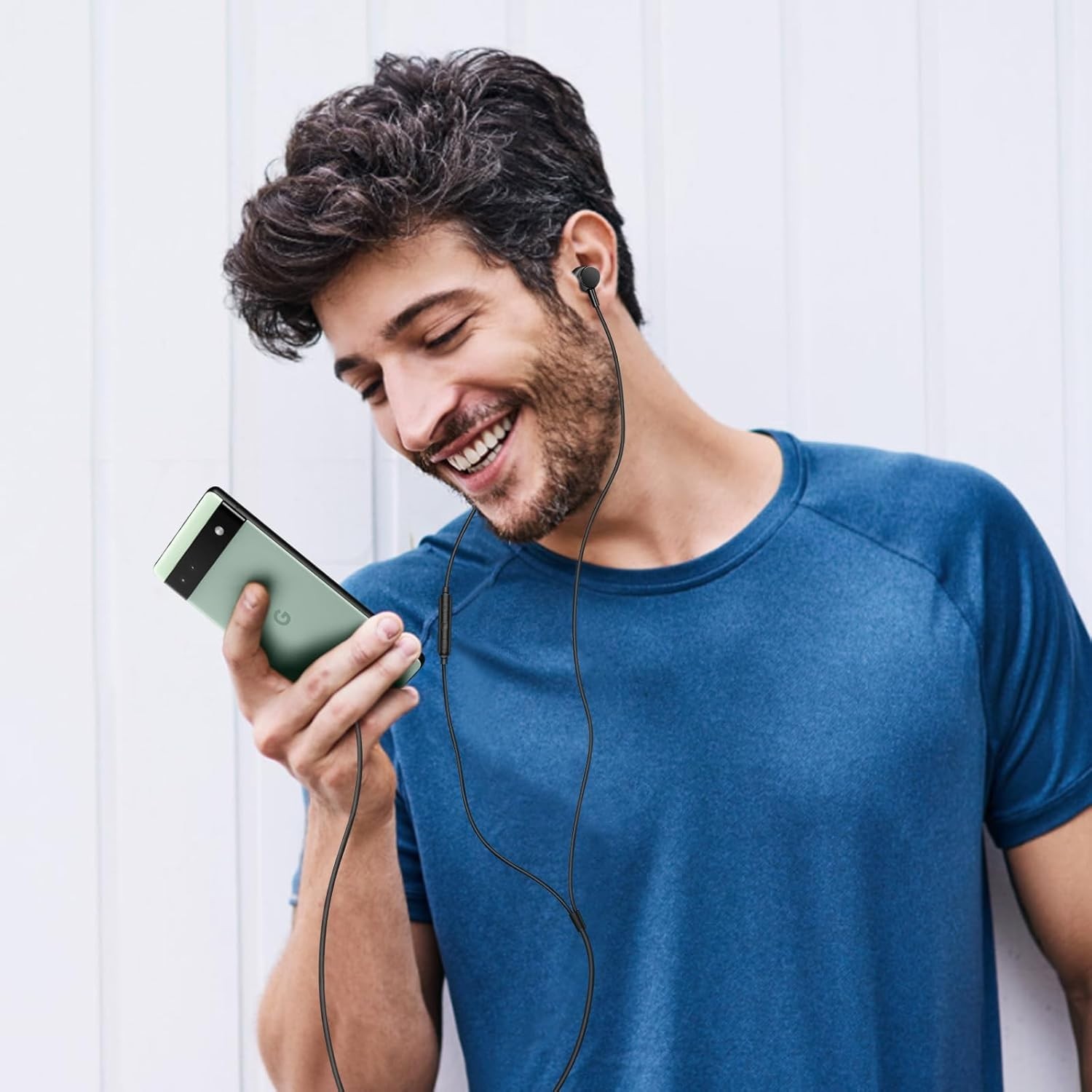 Durable Wired Earbuds with Enhanced Clarity & Volume Control for All Devices
