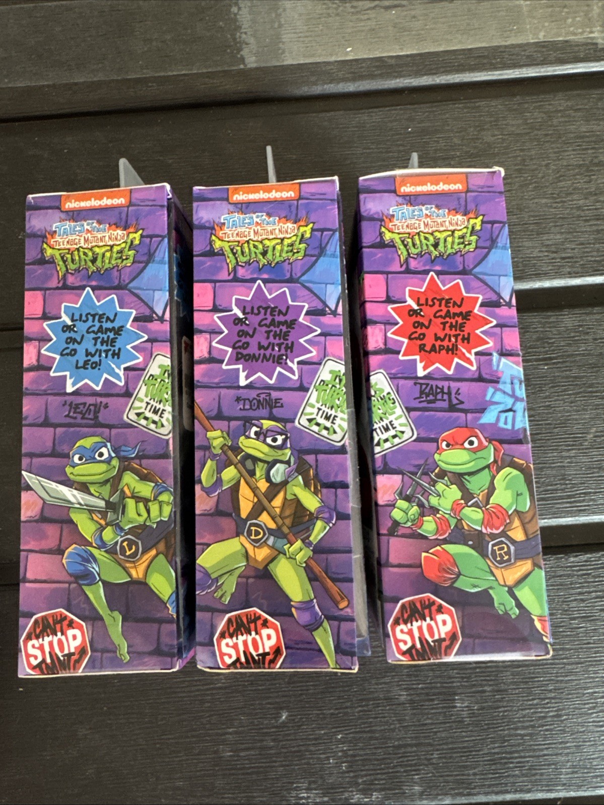 Ninja Turtle Earphones Set Of 3 Leo, Don & Raph. Charger Is Not Included. New.