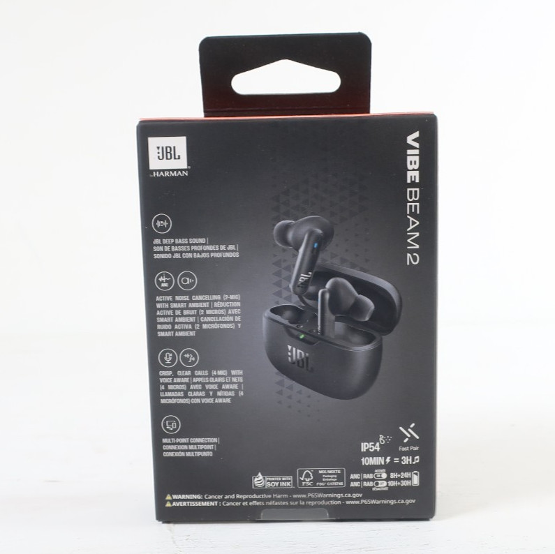 New JBL Vibe Beam 2, True Wireless Noise Cancelling Earbuds