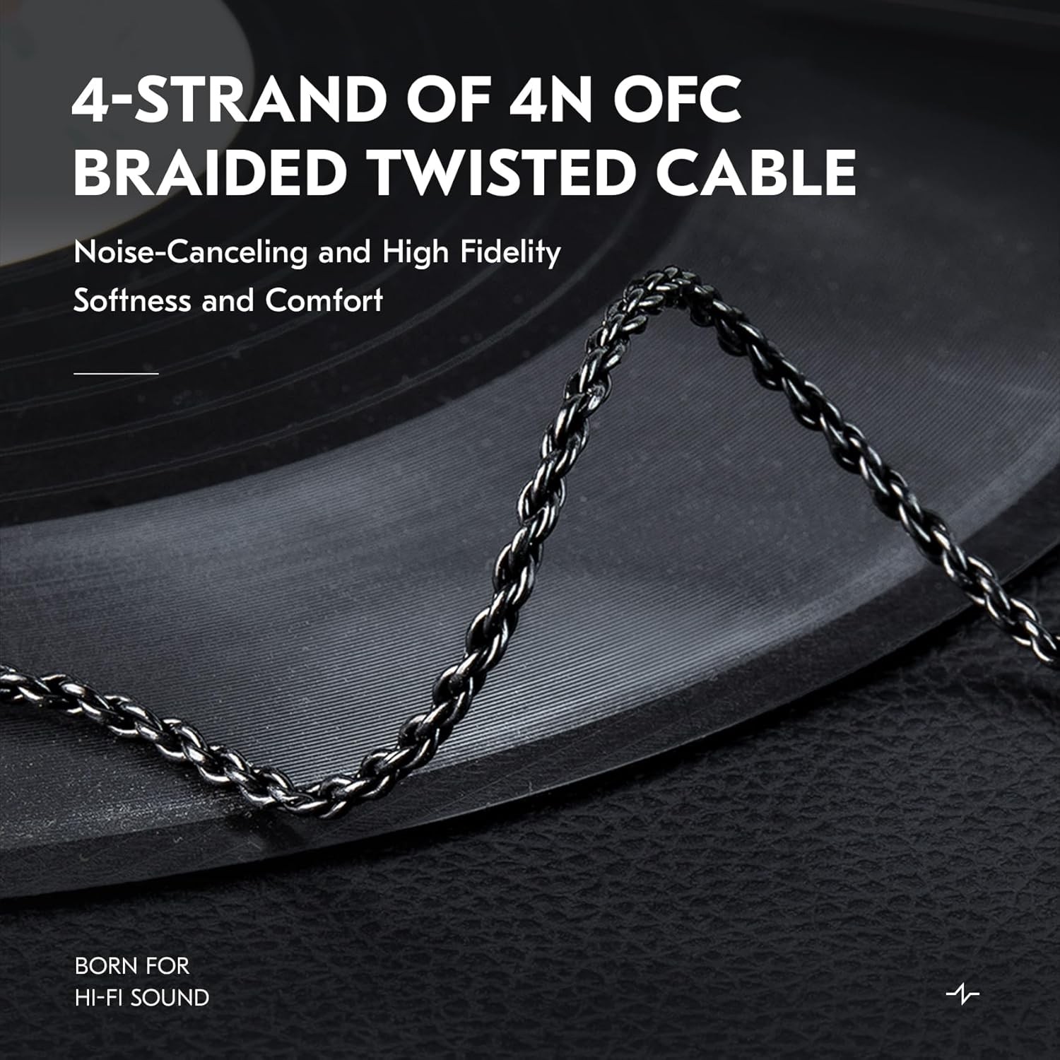 KZ ZS10 PRO in Ear Monitor Earphone Cable, 2Meter Long IEM Cable with Mic, CCZ 4