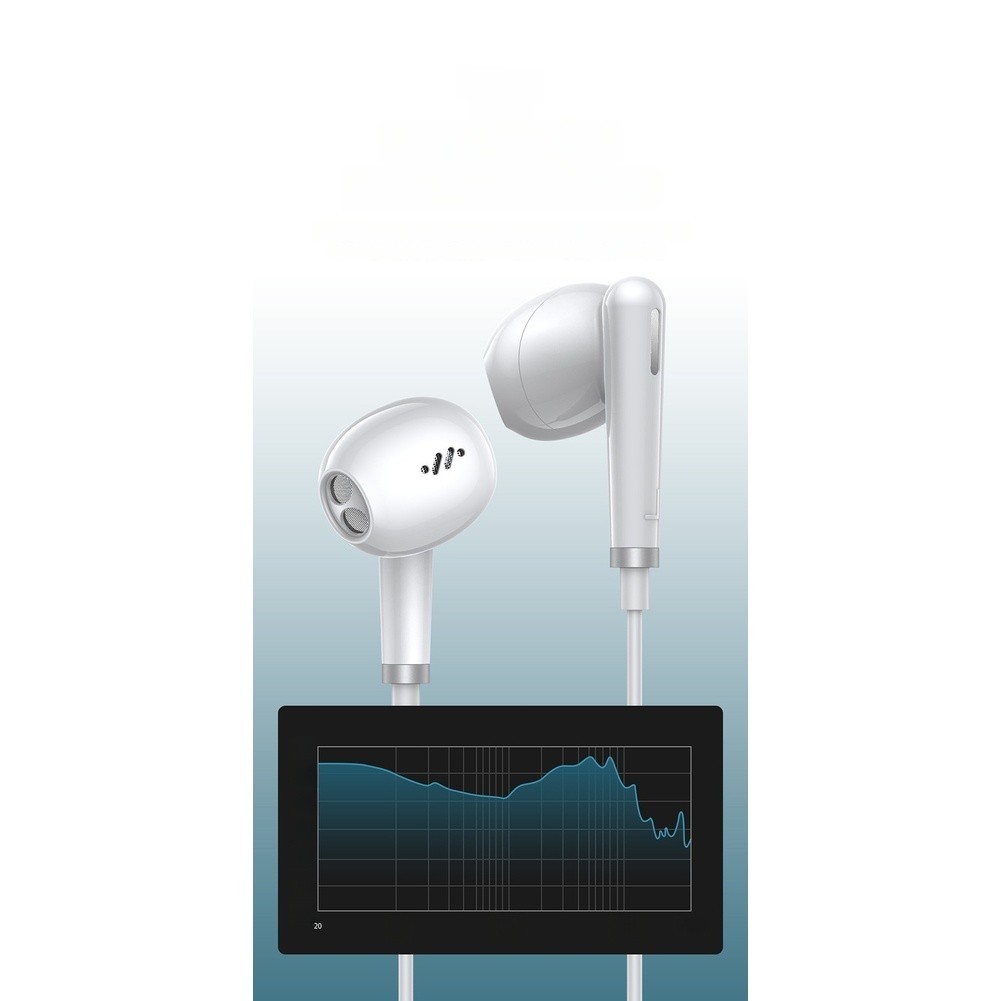 Type C and 3.5mm Wired In-Ear Earbuds with Mic 12mm Driver HiFi Audio Quality