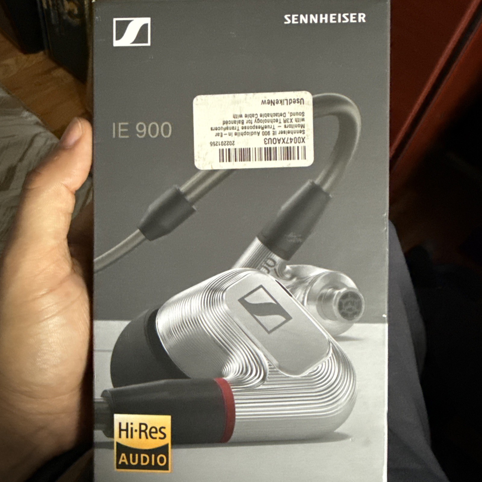 Sennheiser IE 900 Audiophile in-Ear Headphone- TrueResponse Transducers with X3R