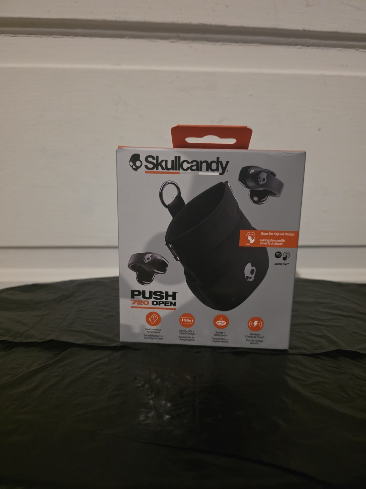 Skullcandy – Push 720 Open – Ear True Wireless Bluetooth Open Earbuds – Black