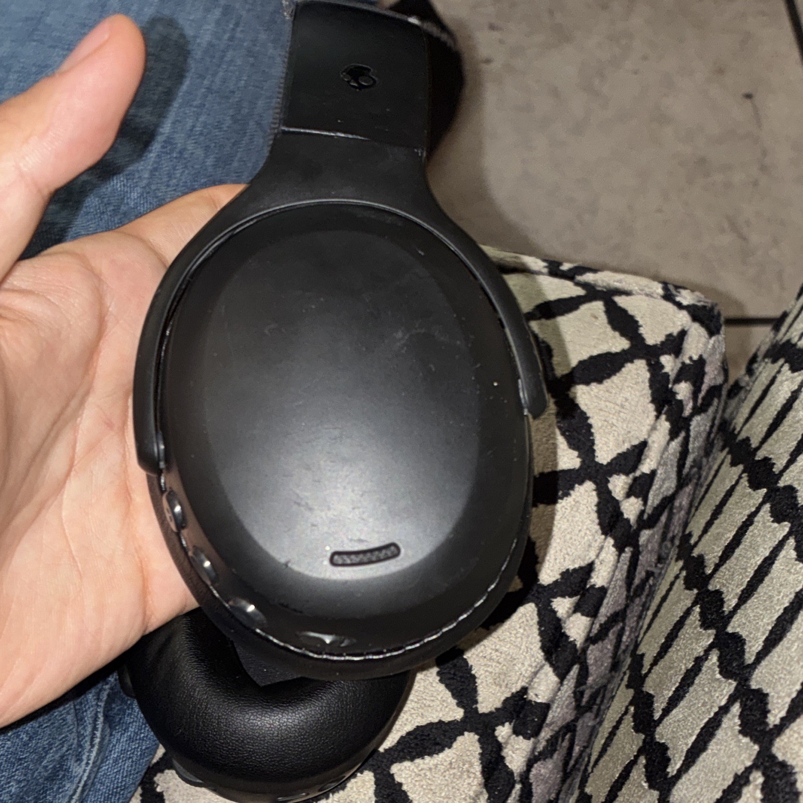 Skullcandy Crusher ANC 2 Bluetooth Over-Ear Headband Headphones, Black Used