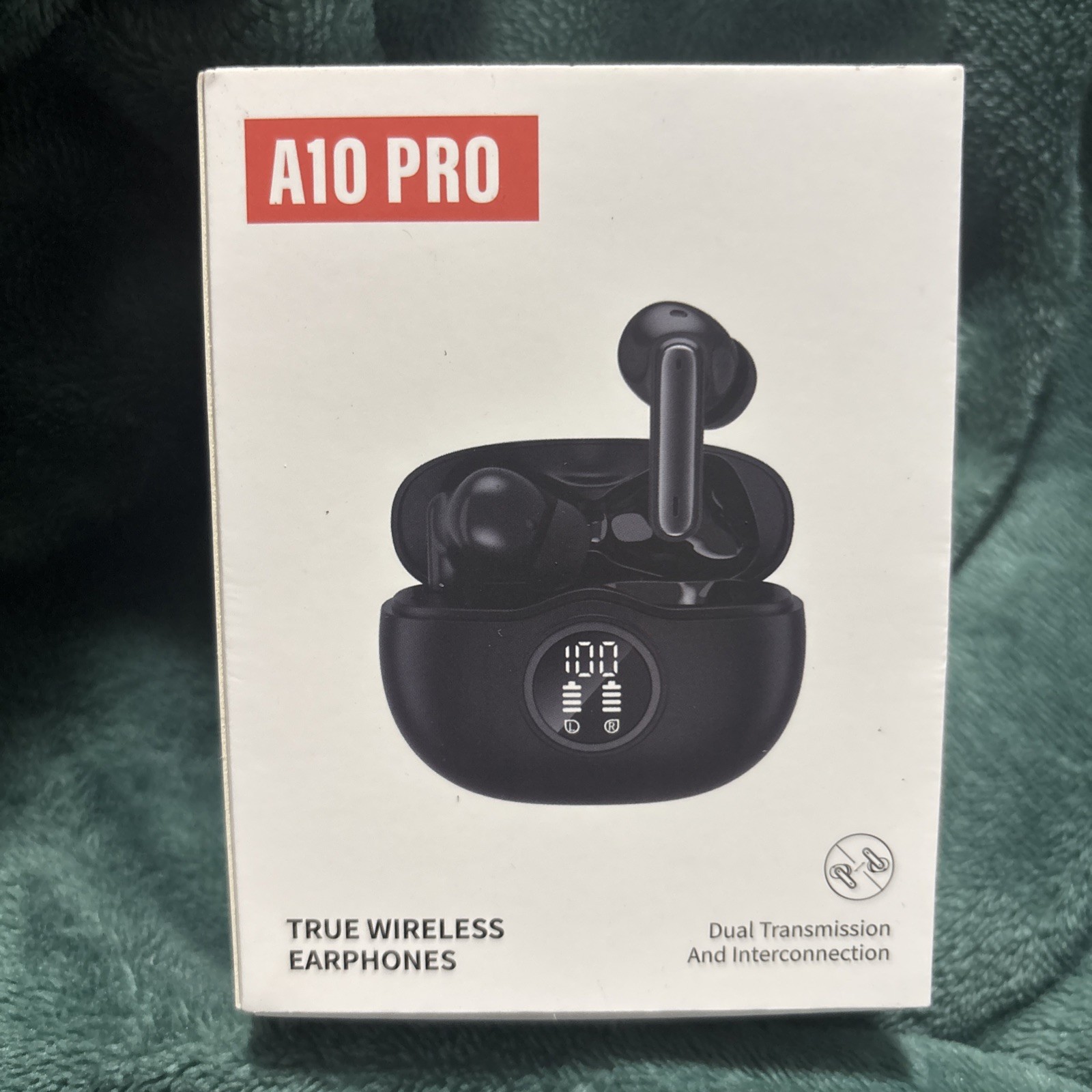 True Wireless A10 PRO Wireless Earbuds Bluetooth 5.4 HD Sound ~ NEW / SEALED