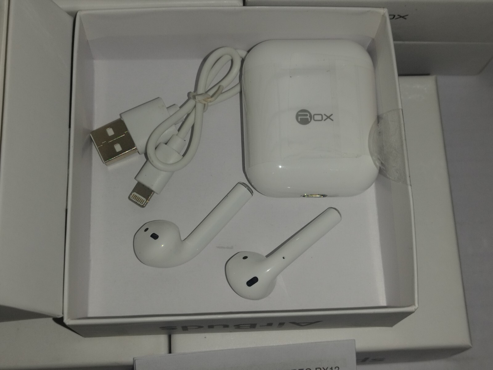10x ROX RX12 Wireless Airbuds – White
