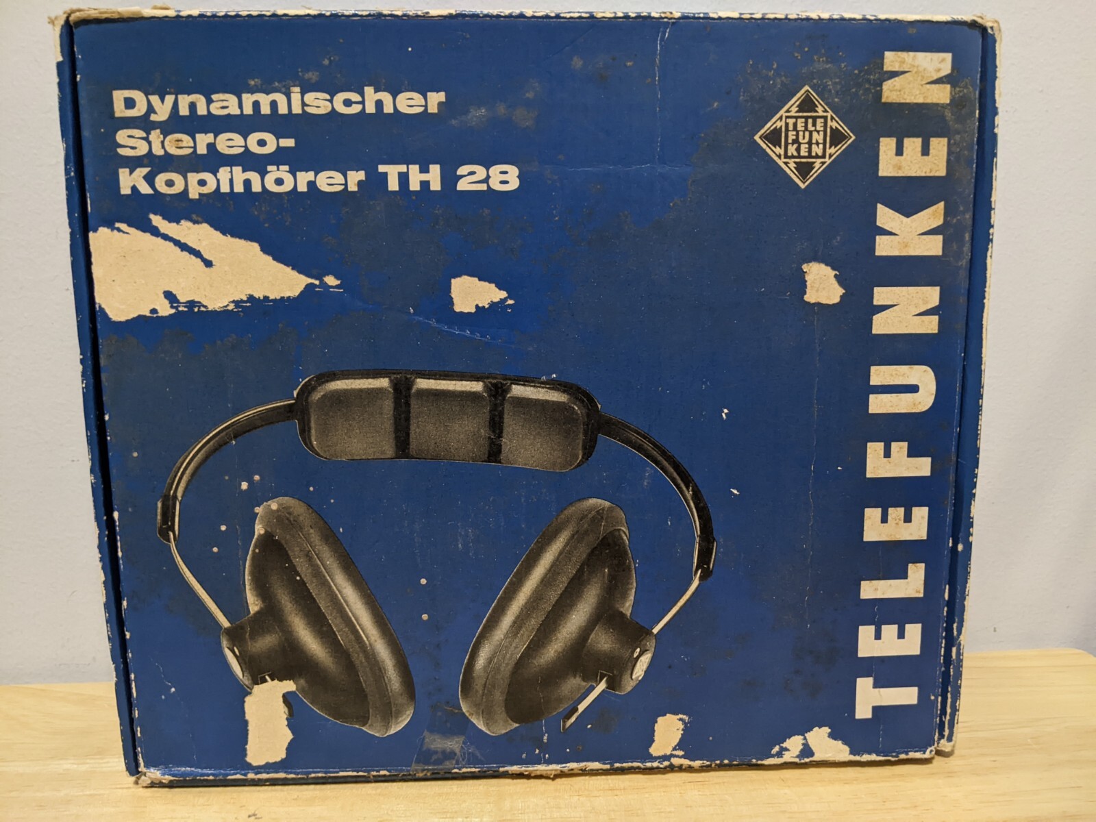 Vintage Telefunken Stereo Headphones TH 28 in the Original Box TESTED Germany