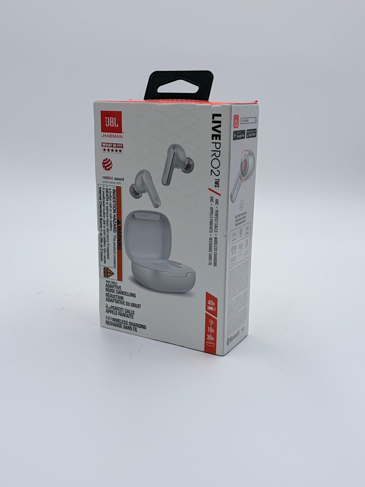 JBL Vibe Flex True Wireless Earbuds Bluetooth Headphones Deep Bass IP54 White Ne