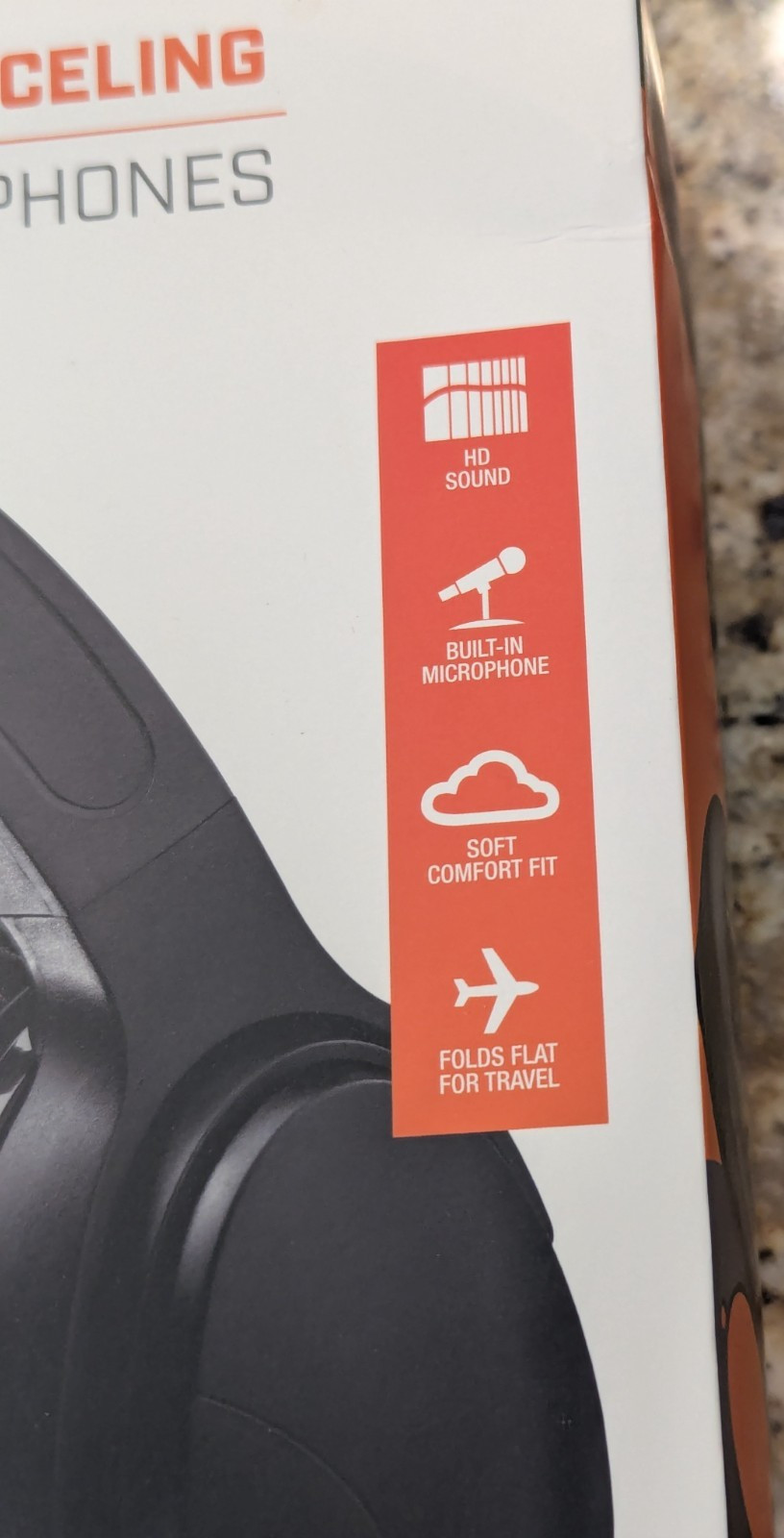 Ilive Active Noise Canceling Bluetooth Hedphones IAHN40B Matte Finish