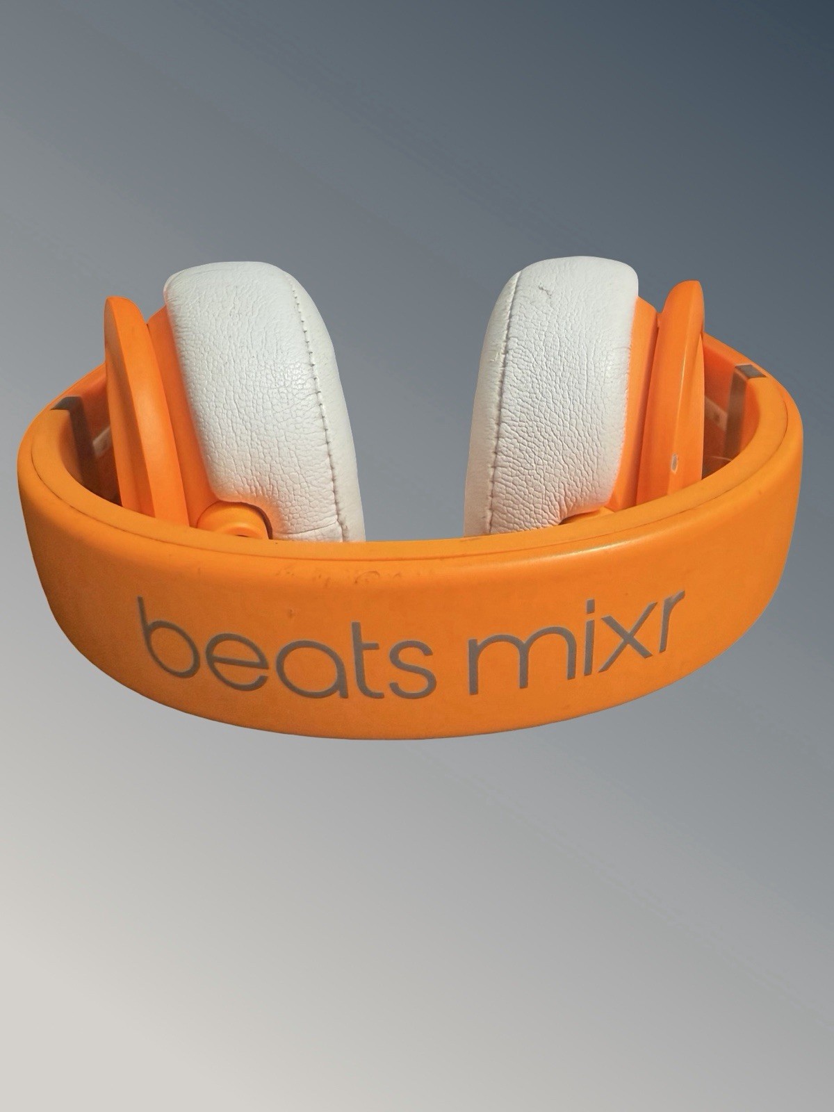 Beats by Dr. Dre Mixr On Ear Wired Headphones Neon Orange Good Condition!