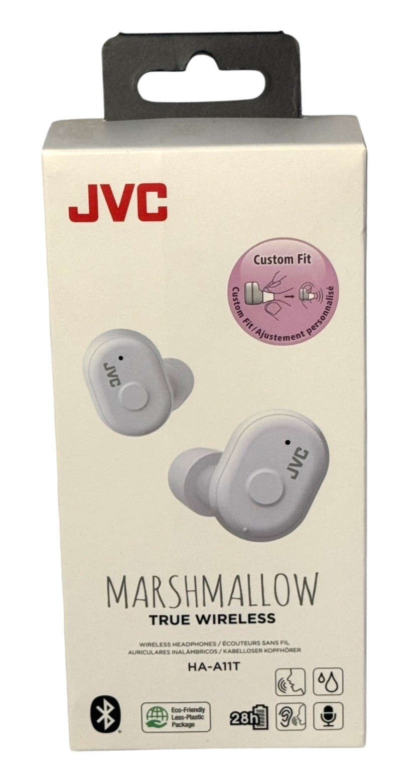 JVC Marshmallow True Wireless (HA-A11T) Bluetooth Headphones – White